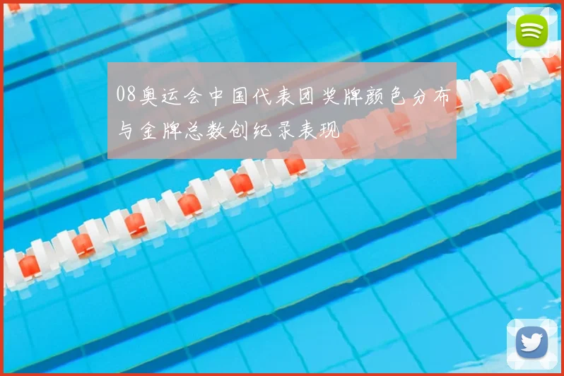 08奥运会中国代表团奖牌颜色分布与金牌总数创纪录表现