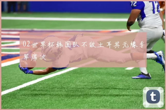 02世界杯韩国队不敌土耳其无缘季军席次
